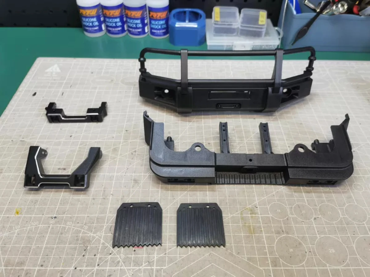 Front/Rear Bumper and Cross Beam set fit RGT LC76 Body Install TRX4 Chassis for 1/10 scale RC Crawler Car toys Upgrade parts
Front/Rear Bumper and Cross Beam set fit RGT LC76 Body Install TRX4 Chassis for 1/10 scale RC Crawler Car toys Upgrade parts