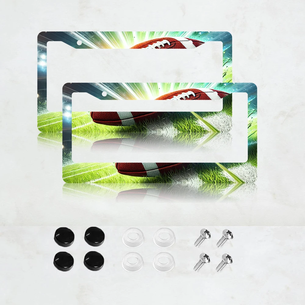 2 шт. Алюминиевая рамка для номерного знака в стиле американского футбола - стандартный размер США 6 x 12 дюймов, декоративная рамка для автомобиля
2 шт. Алюминиевая рамка для номерного знака в стиле американского футбола - стандартный размер США 6 x 12 дюймов, декоративная рамка для автомобиля