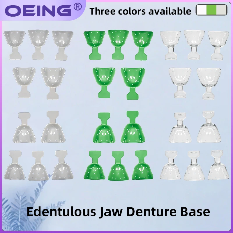 Full-Mouth Denture Base Set (17-Piece) for Impression-Taking in Edentulous Cases – Complete Set of Heat-Resistant Denture Bases
Full-Mouth Denture Base Set (17-Piece) for Impression-Taking in Edentulous Cases – Complete Set of Heat-Resistant Denture Bases