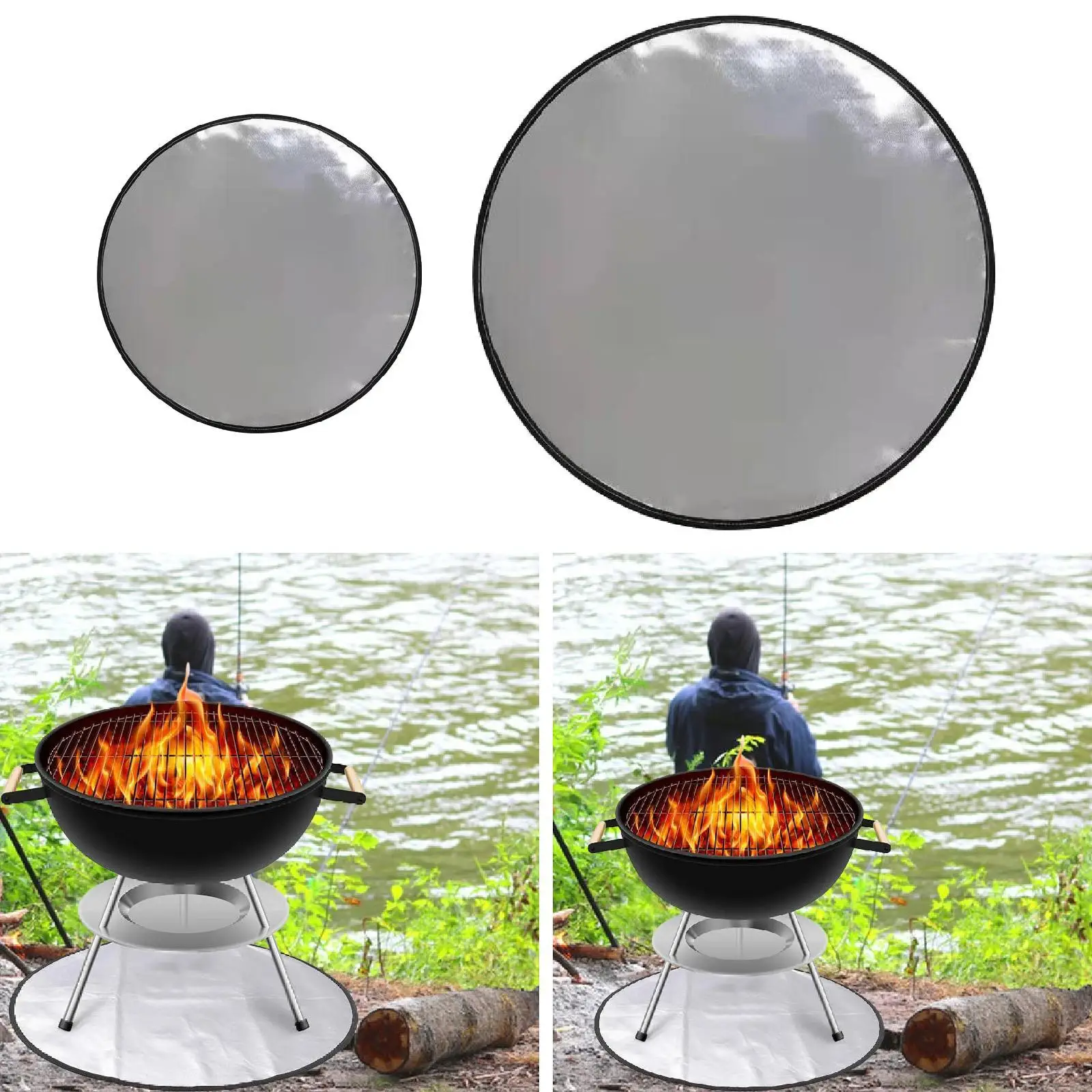 Fire Pit Mat Under Grill Mat BBQ Pad Easy to Clean Reusable Protector Mat Heat
Fire Pit Mat Under Grill Mat BBQ Pad Easy to Clean Reusable Protector Mat Heat