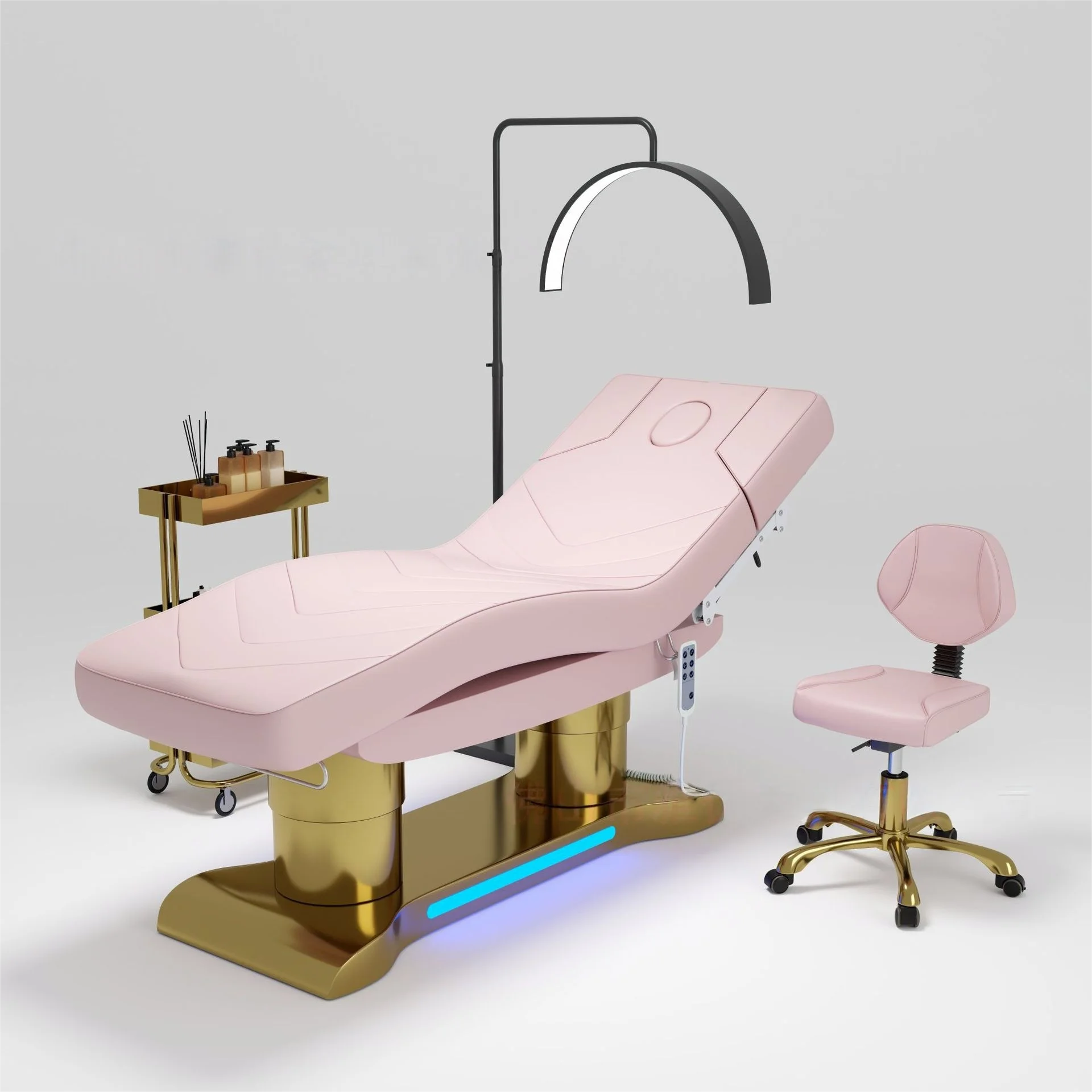 High-end Light Luxury Electric Beauty Bed Beauty Injection Bed Beauty Salon Special Physiotherapy Tattoo Massage Bed
High-end Light Luxury Electric Beauty Bed Beauty Injection Bed Beauty Salon Special Physiotherapy Tattoo Massage Bed
