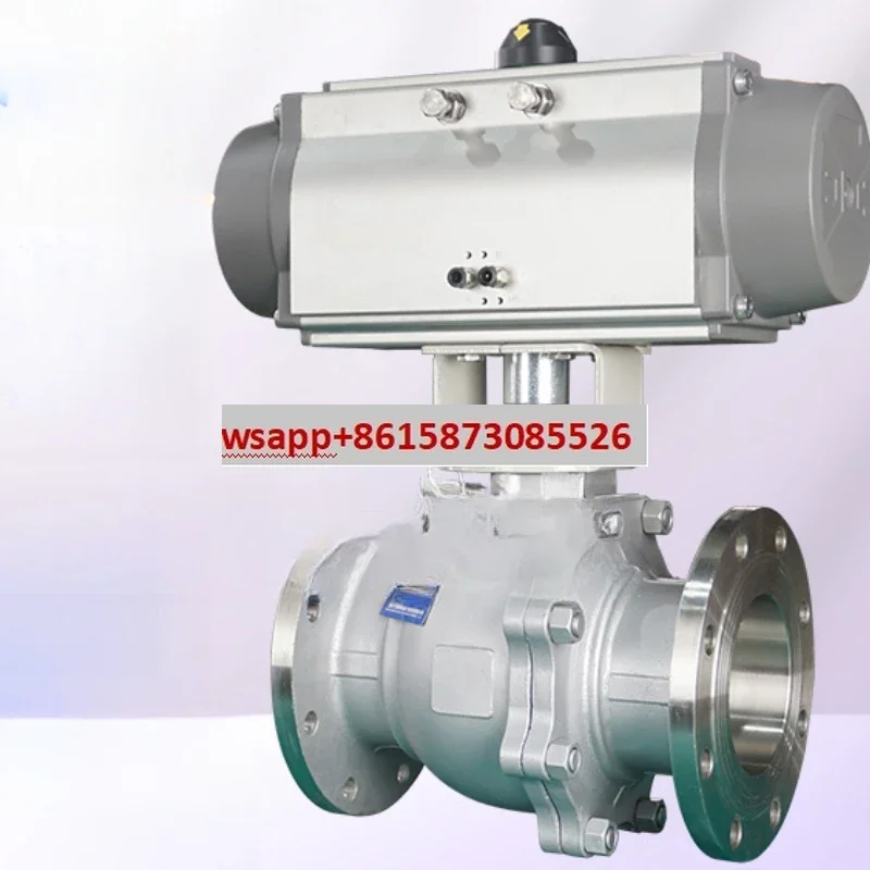 Pneumatic ball valve flanged stainless steel cast steel quick cut high temperature switch valve Q641F
Pneumatic ball valve flanged stainless steel cast steel quick cut high temperature switch valve Q641F