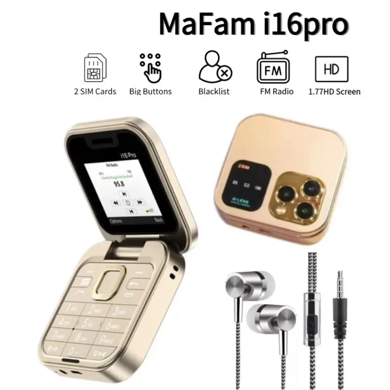 I16 Pro Мини-раскладной мобильный телефон FM-радио Волшебный голос Черный список Скорость набора Вибрация 2SIM-карта Маленький дисплей Складной телефон
I16 Pro Мини-раскладной мобильный телефон FM-радио Волшебный голос Черный список Скорость набора Вибрация 2SIM-карта Маленький дисплей Складной телефон