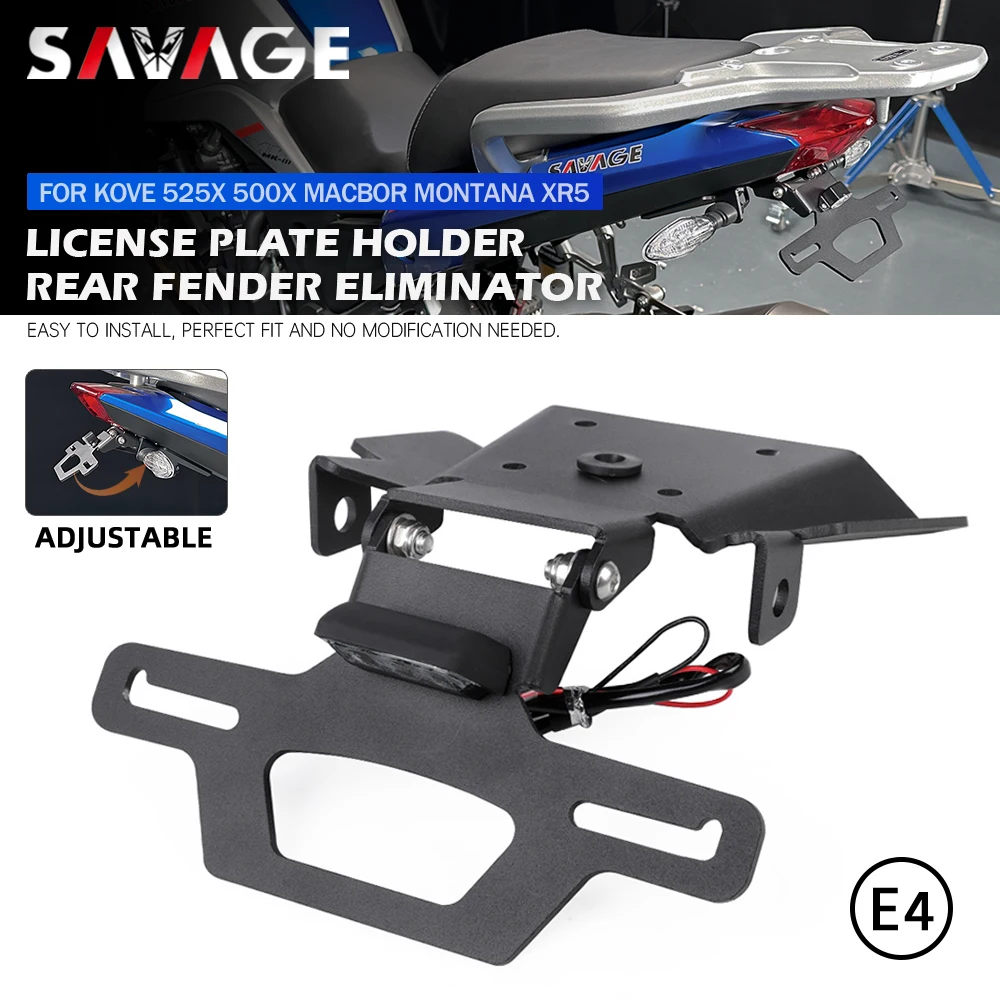 Складной держатель номерного знака для KOVE 525X 500X KY525X KY500X Macbor Montana XR5 500 510, аккуратное крыло мотоцикла, элиминатор
Складной держатель номерного знака для KOVE 525X 500X KY525X KY500X Macbor Montana XR5 500 510, аккуратное крыло мотоцикла, элиминатор