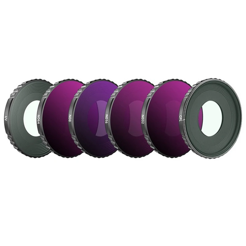 Action Camera Lens Filter Set For DJI Osmo Action 5 PRO/4 UV CPL ND8 ND16 ND32 ND64 Photography Filters For DJI
Action Camera Lens Filter Set For DJI Osmo Action 5 PRO/4 UV CPL ND8 ND16 ND32 ND64 Photography Filters For DJI