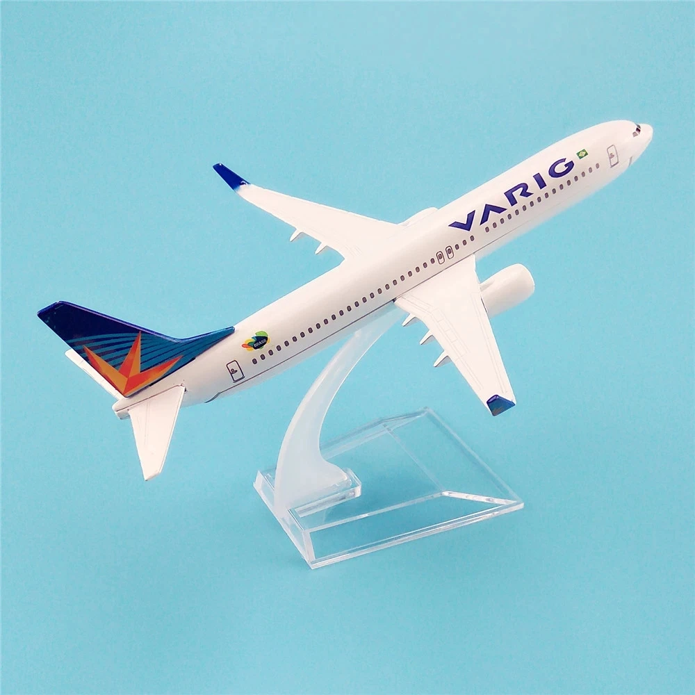 Plane Model Building Kit 1:400 Diecast Metal Model Toys 16cm Brazilian VARIG Airlines B737 Replica For Collections and Displays
Plane Model Building Kit 1:400 Diecast Metal Model Toys 16cm Brazilian VARIG Airlines B737 Replica For Collections and Displays