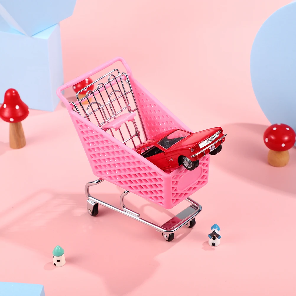 4 Pcs Shopping Cart Toy Accessories Pink Plastic Mini Trolley Grocery Carts Child
4 Pcs Shopping Cart Toy Accessories Pink Plastic Mini Trolley Grocery Carts Child