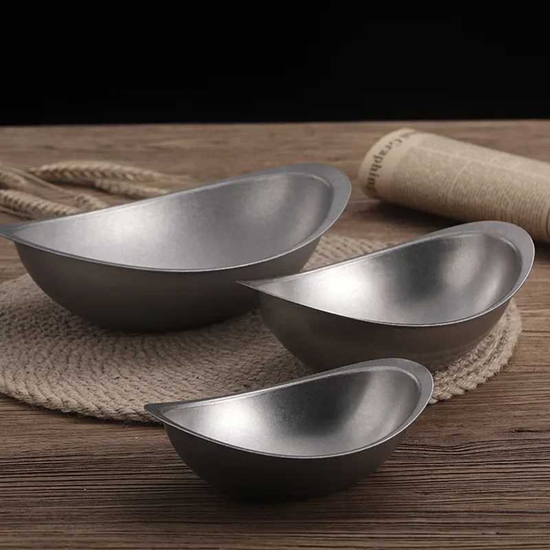 retro vintage made 304 stainless steel ingot bowl, boat shaped bowl, commercial fruit snack salad bowl, customized nostalgia
retro vintage made 304 stainless steel ingot bowl, boat shaped bowl, commercial fruit snack salad bowl, customized nostalgia