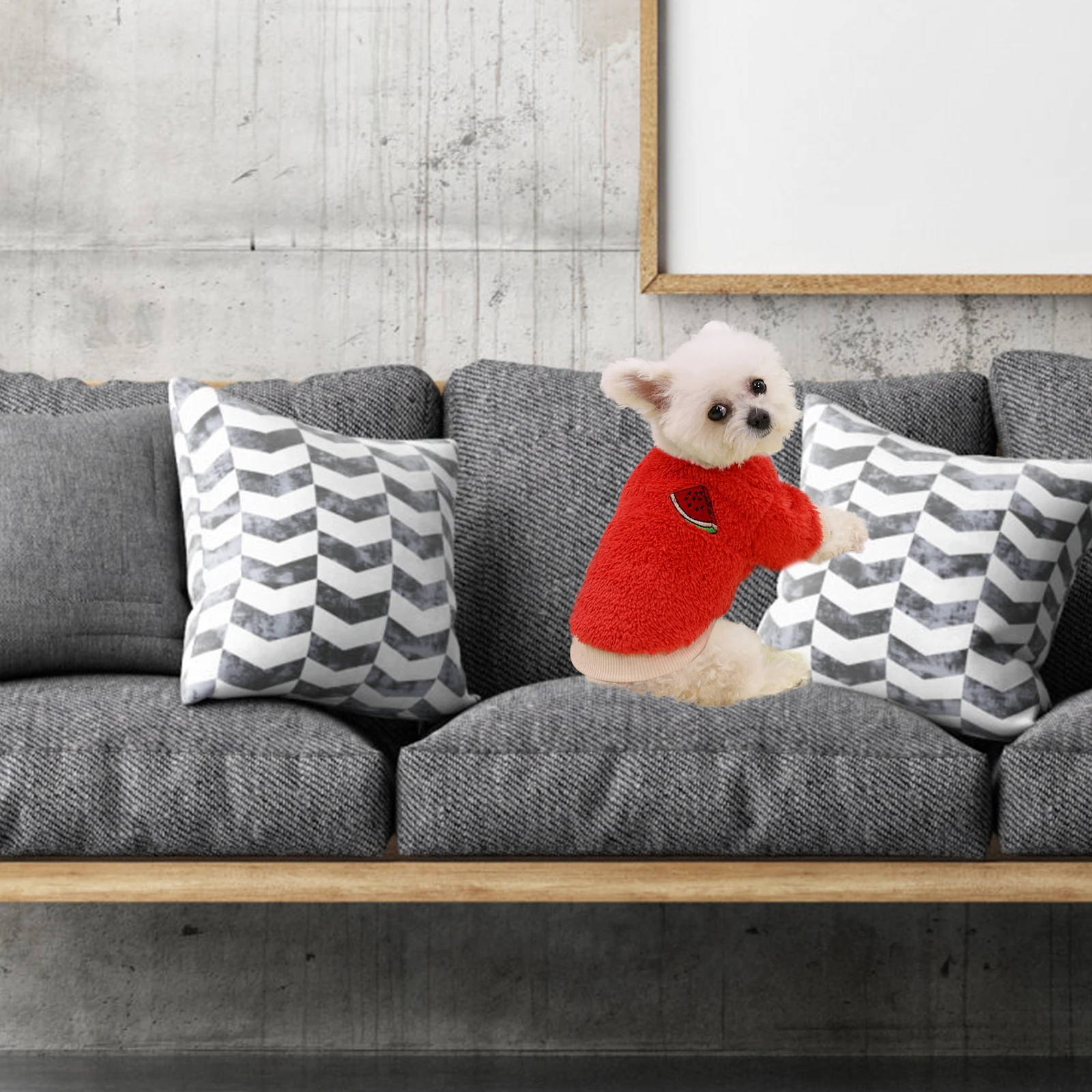 1Pcs Pet Warm Clothing Cartoon Fruit Pattern Dog Winter Coat Soft Elastic Puppy Outfit for Birthday Holiday Gift
1Pcs Pet Warm Clothing Cartoon Fruit Pattern Dog Winter Coat Soft Elastic Puppy Outfit for Birthday Holiday Gift