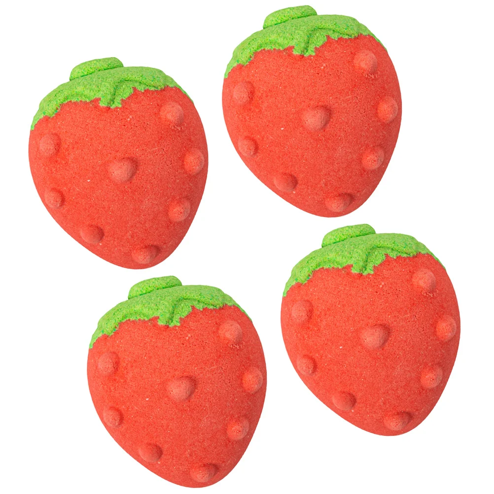 4 Pcs Strawberry Bath Ball Cute Shower Salt Portable Fragrance Sea salt Natural Bathing Practical
4 Pcs Strawberry Bath Ball Cute Shower Salt Portable Fragrance Sea salt Natural Bathing Practical