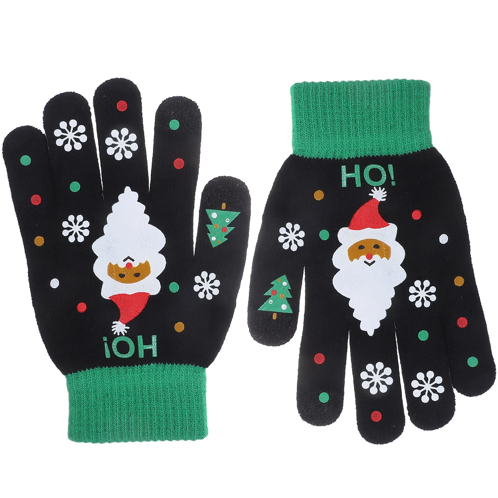 1Pair Women Thick Knitted Touchscreen Gloves Autumn Winter Black Warm Conductive Finger Gloves for Mobile Phones Tablets
1Pair Women Thick Knitted Touchscreen Gloves Autumn Winter Black Warm Conductive Finger Gloves for Mobile Phones Tablets