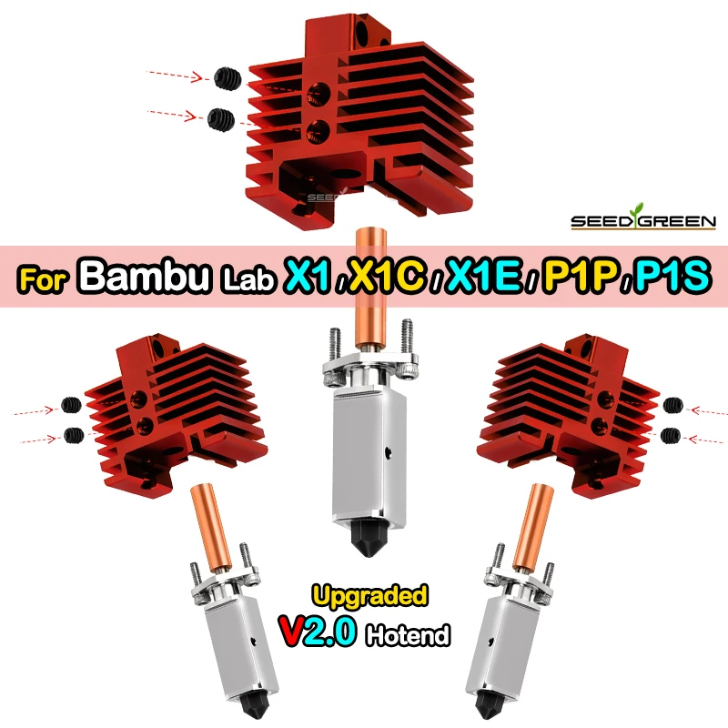 НОВАЯ обновленная 3D-печать для Bambu Lab 2,0 X1 X1C X1E, термистор, детали 3D-принтера для бамбукового лабораторного комплекта P1P P1S hotend
НОВАЯ обновленная 3D-печать для Bambu Lab 2,0 X1 X1C X1E, термистор, детали 3D-принтера для бамбукового лабораторного комплекта P1P P1S hotend
