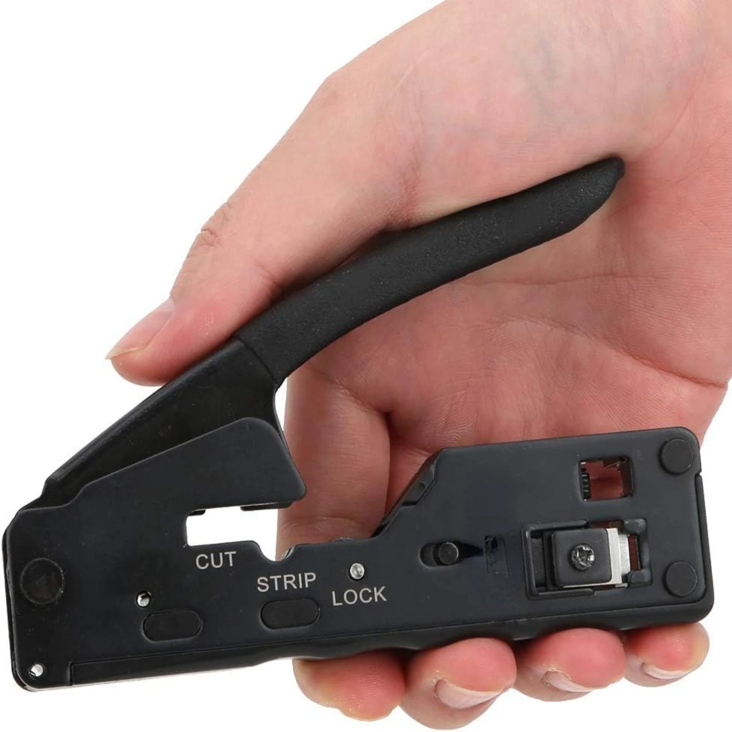 Versatile Premium High-Quality Black Wire Stripper - Essential Professional Heavy-Duty Cable Crimping Tool with Cutters and Bend
Versatile Premium High-Quality Black Wire Stripper - Essential Professional Heavy-Duty Cable Crimping Tool with Cutters and Bend