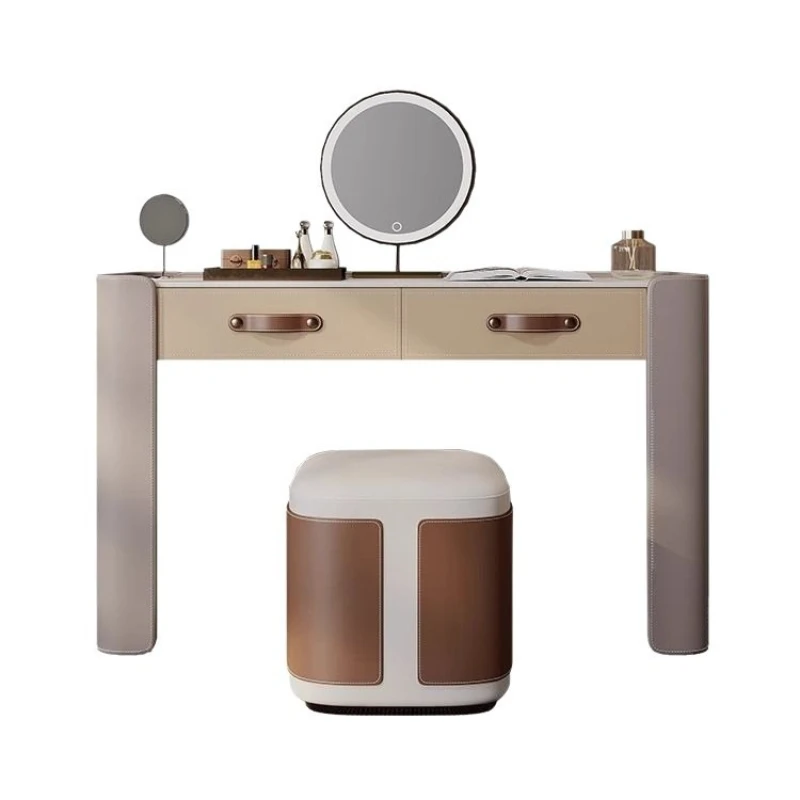 High-grade light luxury modern minimalist saddle leather rock slab makeup table master bedroom dresser bedroom locker makeup
High-grade light luxury modern minimalist saddle leather rock slab makeup table master bedroom dresser bedroom locker makeup