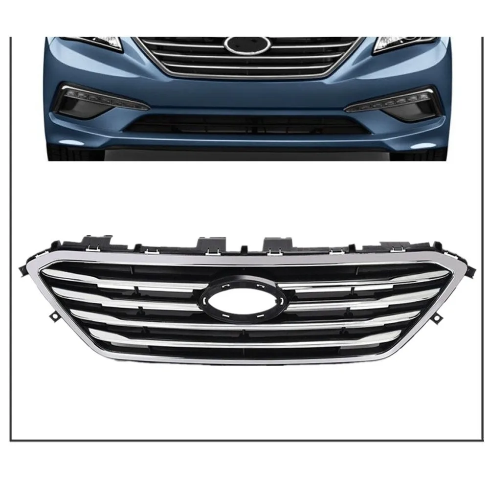 Chrome+Black For Hyundai Sonata 2015 2016 2017 Front Bumper Upper Grill Grille
Chrome+Black For Hyundai Sonata 2015 2016 2017 Front Bumper Upper Grill Grille