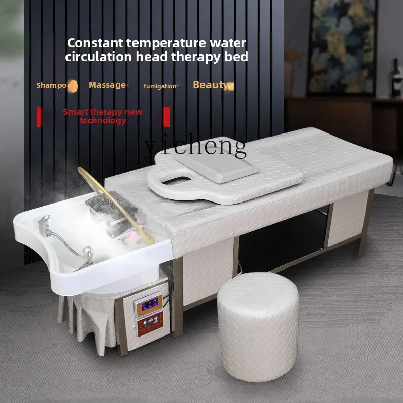 ZC Hair Treatment Shampoo Bed Barber Shop Beauty Salon Constant Temperature Water Circulation Fumigation Massage Bed
ZC Hair Treatment Shampoo Bed Barber Shop Beauty Salon Constant Temperature Water Circulation Fumigation Massage Bed