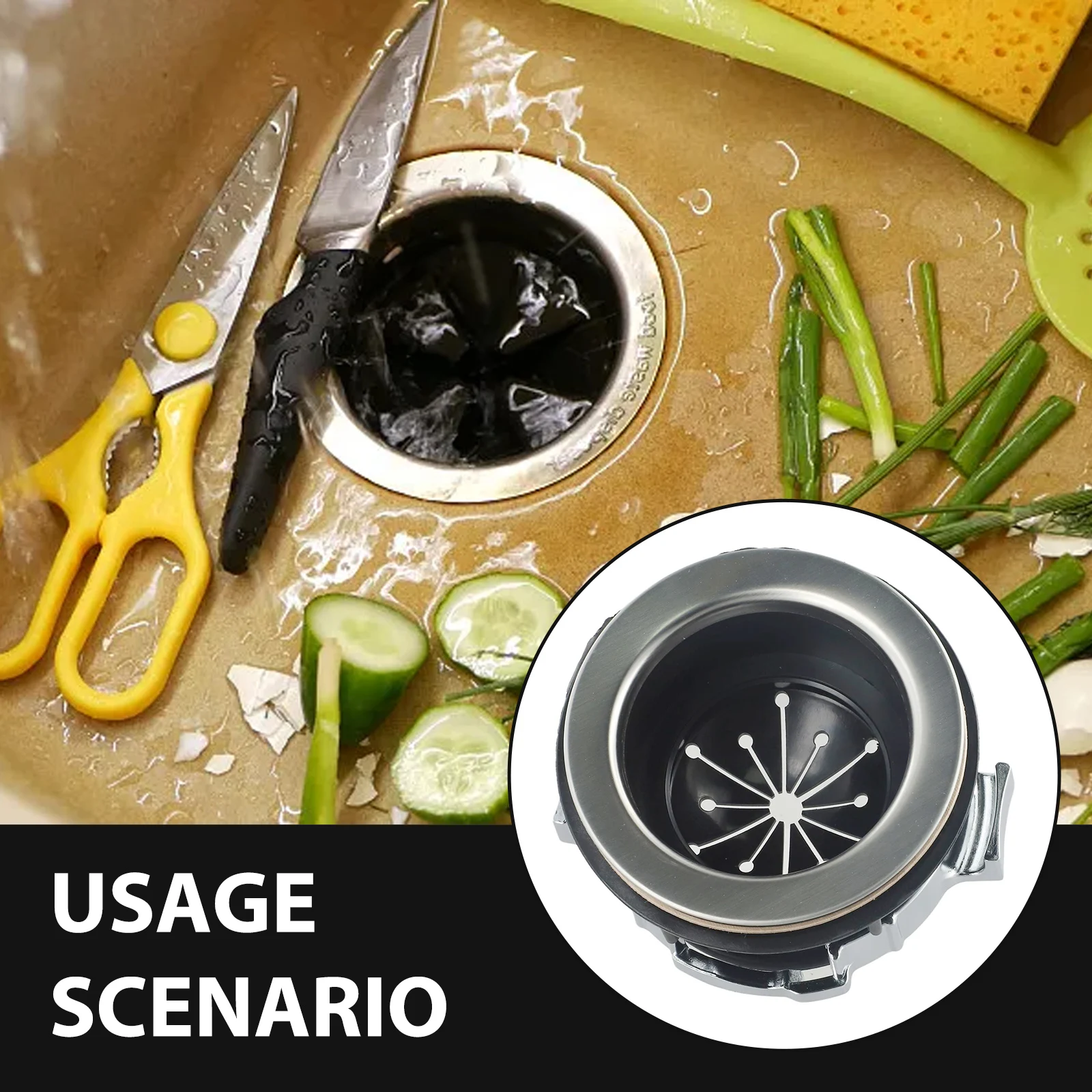 Disposer Accessory Compact and Easy Installation Flange Drain Lock Nut Replacement for Food Waste Disposer Accessories
Disposer Accessory Compact and Easy Installation Flange Drain Lock Nut Replacement for Food Waste Disposer Accessories