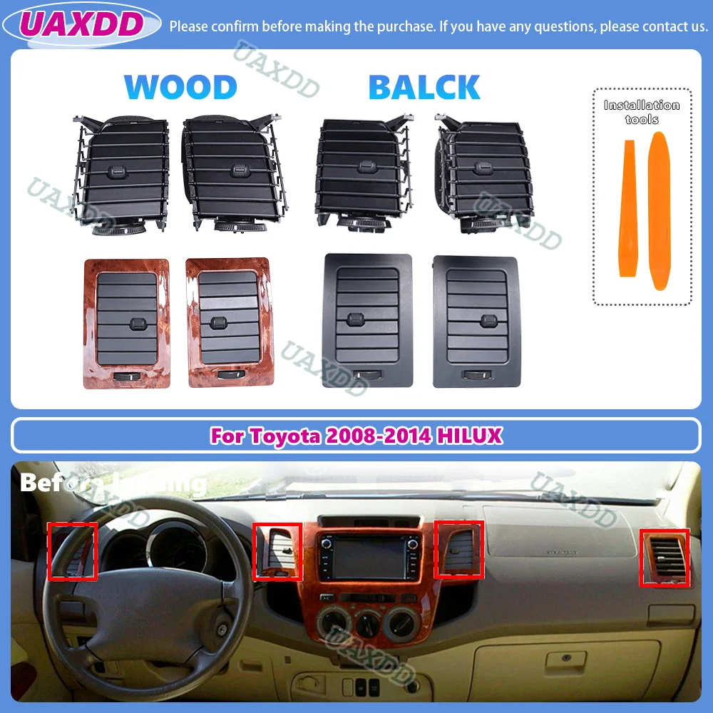 Для Toyota 2008-2014 HILUX автомобильный кондиционер интерьер аксессуары переменного тока кондиционер вентиляционная решетка приборной панели выходная рамка комплект центр
Для Toyota 2008-2014 HILUX автомобильный кондиционер интерьер аксессуары переменного тока кондиционер вентиляционная решетка приборной панели выходная рамка комплект центр