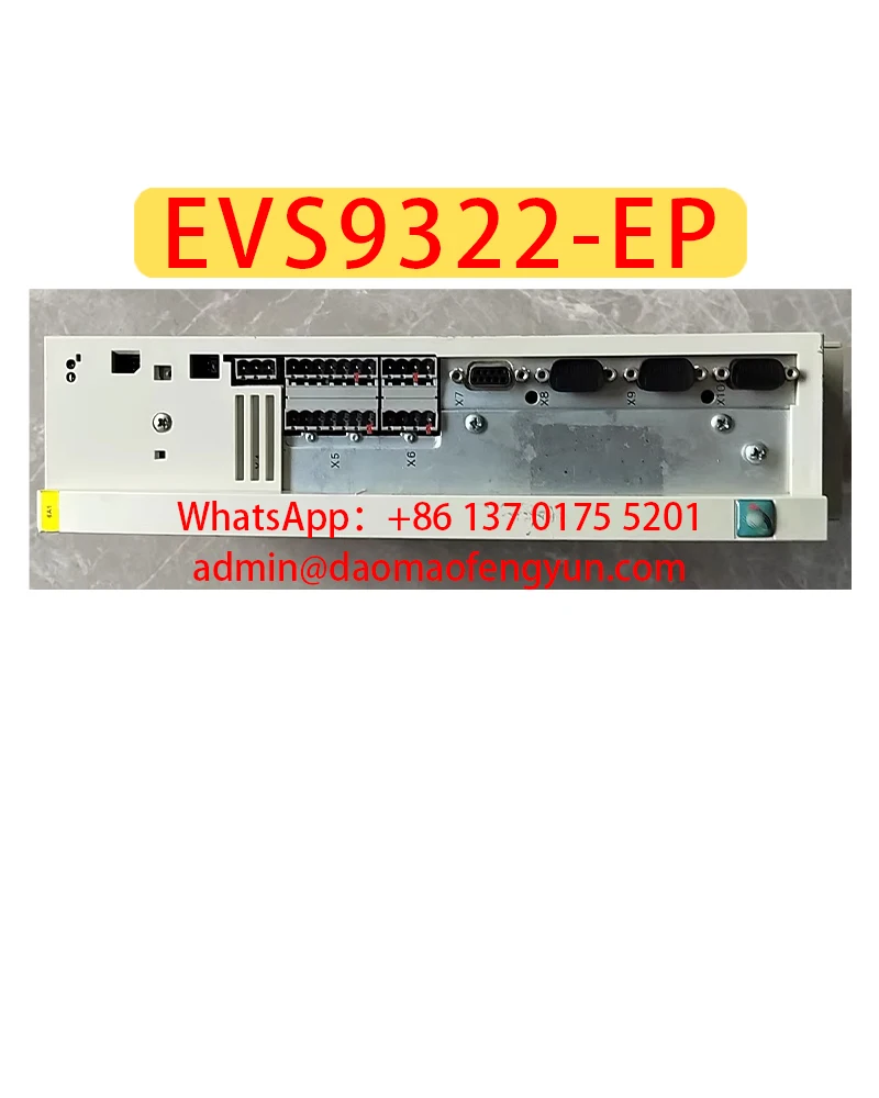 EVS9322-EP Б/у Сервопривод Сервоконтроллер Преобразователь частоты Протестировано, EVS9322 EP, Быстрая доставка
EVS9322-EP Б/у Сервопривод Сервоконтроллер Преобразователь частоты Протестировано, EVS9322 EP, Быстрая доставка