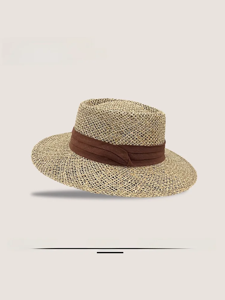 Casual Sle St Woven Flat Top Hat Hollow out Sunade Hat for Travel And Holiday Faionable Briti Sle ex Hat
Casual Sle St Woven Flat Top Hat Hollow out Sunade Hat for Travel And Holiday Faionable Briti Sle ex Hat