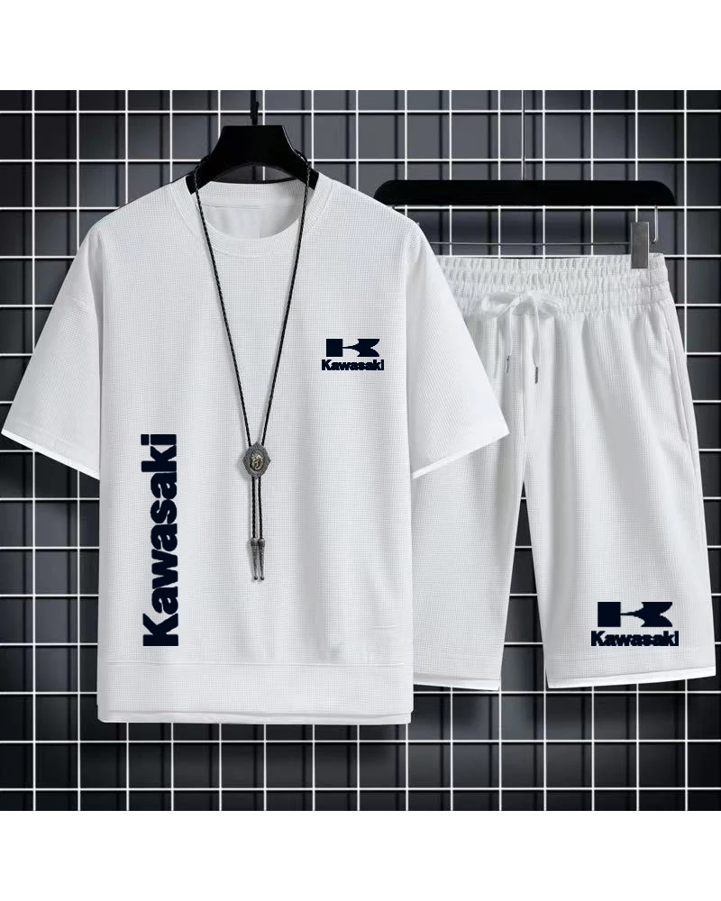 Kawasaki Summer Short T Set Top Fashionable, Casual, Simple Shorts Loose, Versatile, Trendy Two Piece Set
Kawasaki Summer Short T Set Top Fashionable, Casual, Simple Shorts Loose, Versatile, Trendy Two Piece Set