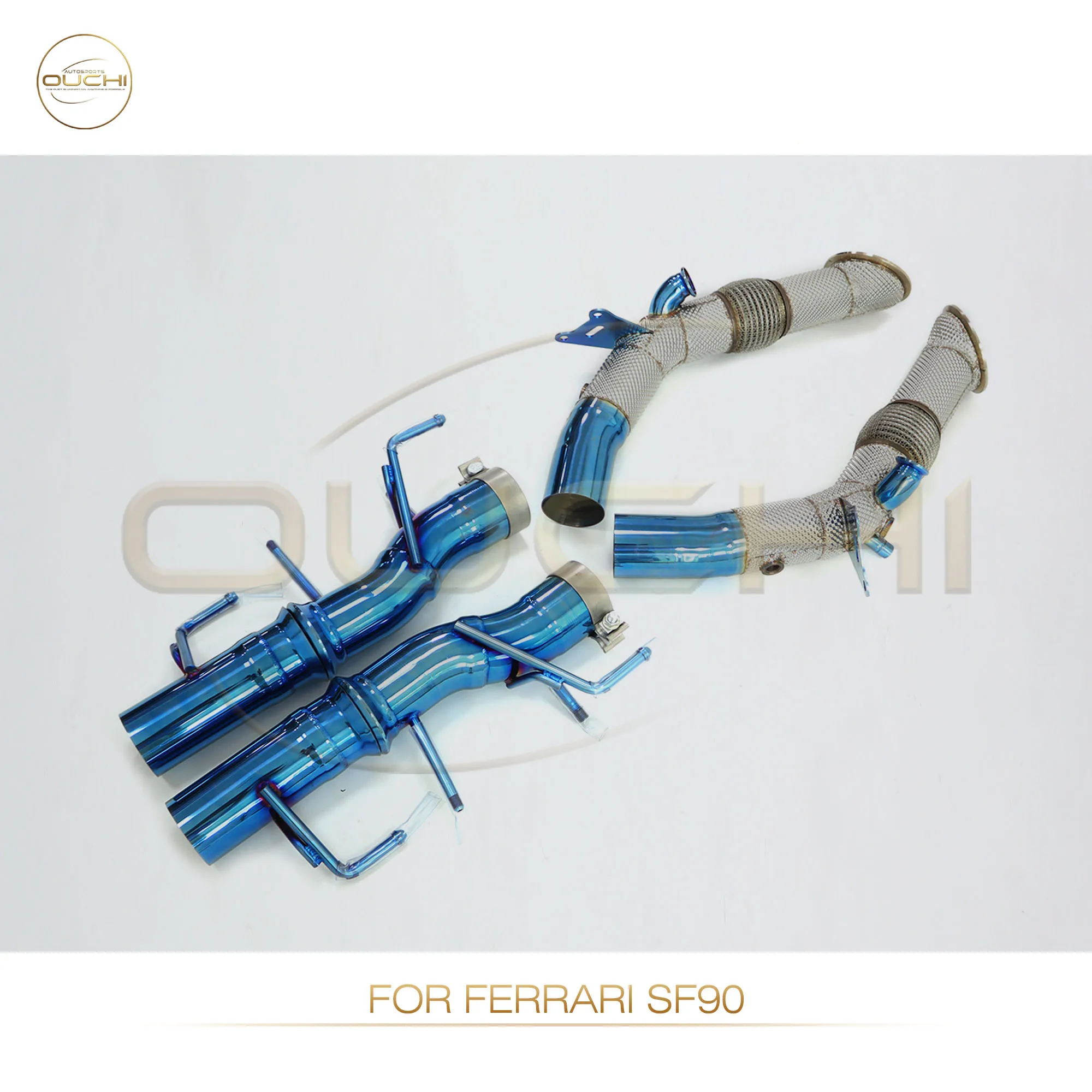 OUCHI Factory Direct Sales Catback for Ferrari SF90 Stainless Steel Car Exhaust Downpipe Heat Shield Good Heat Dissipation
OUCHI Factory Direct Sales Catback for Ferrari SF90 Stainless Steel Car Exhaust Downpipe Heat Shield Good Heat Dissipation