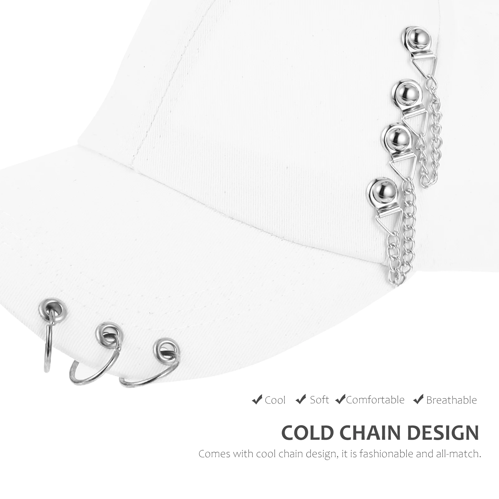 Chain Cap Baseball Hat Summer Peaked Sun Hat Ladies Adults Wear Outdoor Camping Travel Cool Design Premium
Chain Cap Baseball Hat Summer Peaked Sun Hat Ladies Adults Wear Outdoor Camping Travel Cool Design Premium