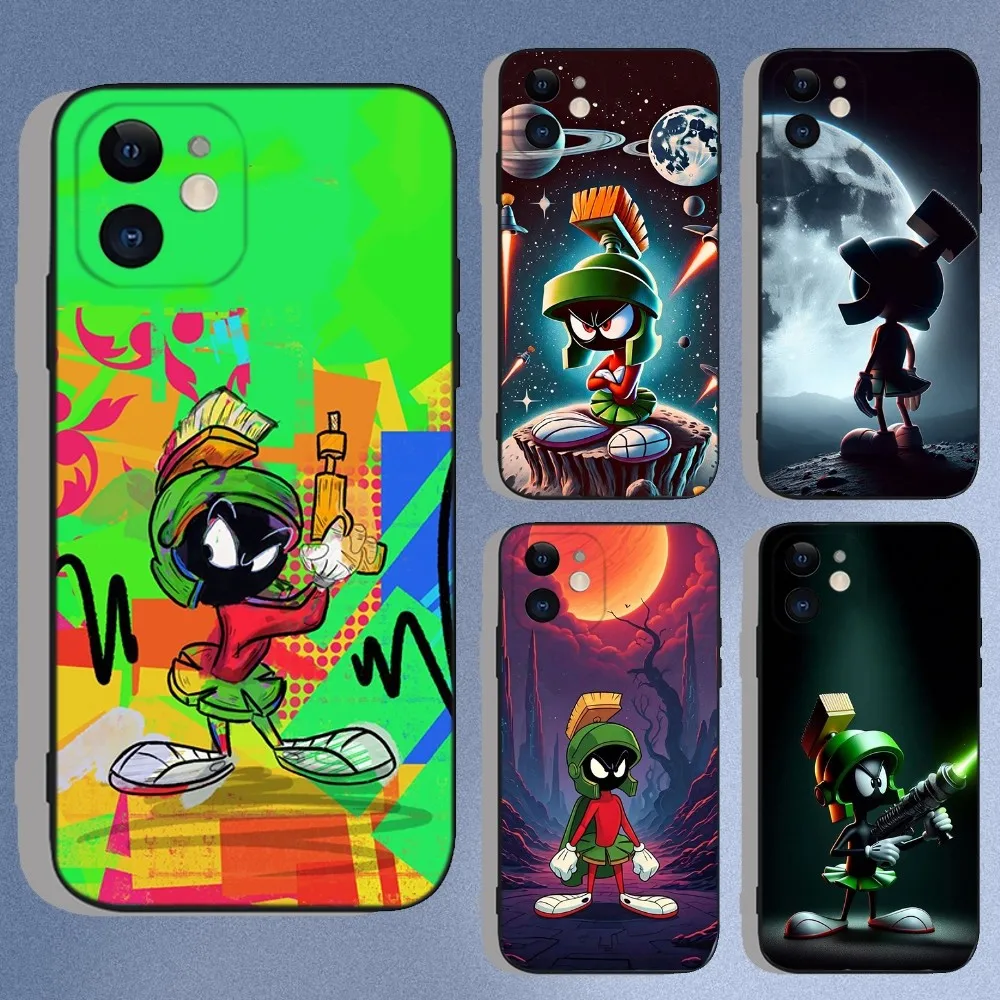 M-Marvin The Martian Phone Case For iPhone 16e,16,15,14,13,12,11,XS,XR,X,8,7,Pro,Max,Plus,Mini Silicone Black Funda Shell
M-Marvin The Martian Phone Case For iPhone 16e,16,15,14,13,12,11,XS,XR,X,8,7,Pro,Max,Plus,Mini Silicone Black Funda Shell