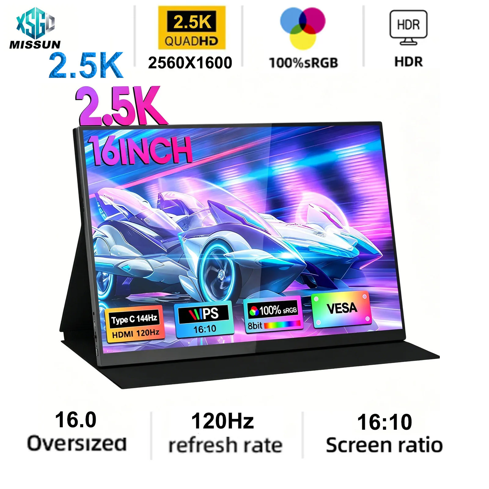 14/15.6/16inch Portable Non Touch Monitor 4K IPS Panel Secondary Display For phone Xbox Switch PS4/ps5 Laptop Extension Screen
14/15.6/16inch Portable Non Touch Monitor 4K IPS Panel Secondary Display For phone Xbox Switch PS4/ps5 Laptop Extension Screen