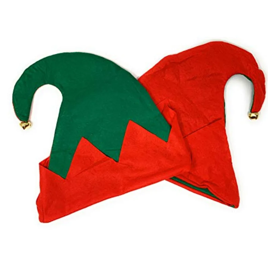 Funiverse Bulk 12 Pack Christmas Elf Hat with Jingle Bell - Adult Sized and Perfect for Any Christmas Holiday Event
Funiverse Bulk 12 Pack Christmas Elf Hat with Jingle Bell - Adult Sized and Perfect for Any Christmas Holiday Event