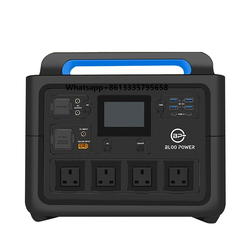 Bloo Power 1500w 1800W Portable Power Station for Outdoor Camping Charging AC Socket Solar Panel Charging Lifepo Battery
Bloo Power 1500w 1800W Portable Power Station for Outdoor Camping Charging AC Socket Solar Panel Charging Lifepo Battery