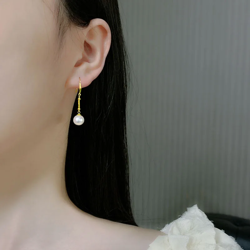 XF800 Real 18K Gold Jewelry Drop Earrings Natural Freshwater Pearl Pure AU750 Exclusive Gifts for Women E578
XF800 Real 18K Gold Jewelry Drop Earrings Natural Freshwater Pearl Pure AU750 Exclusive Gifts for Women E578