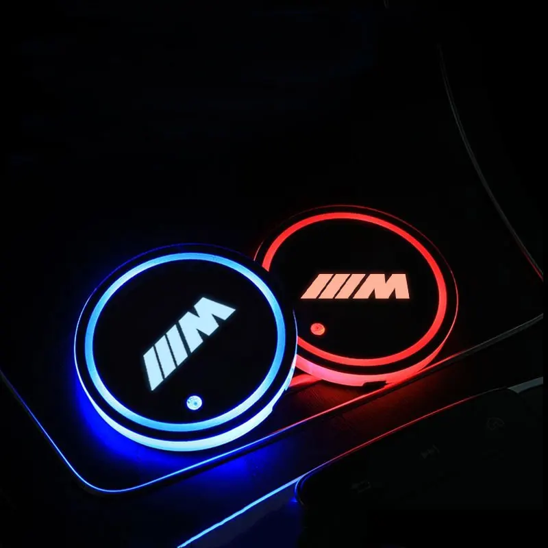 Car LED Cup Holder Light Mats Car Coasters Bottle Atmosphere Light For BMW M Emblem E46 E36 E34 F10 E90 F30 E60 E53 E30 E92 E87
Car LED Cup Holder Light Mats Car Coasters Bottle Atmosphere Light For BMW M Emblem E46 E36 E34 F10 E90 F30 E60 E53 E30 E92 E87