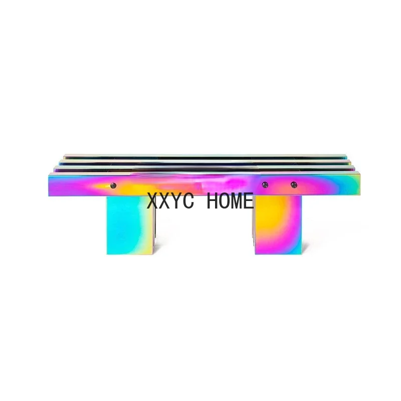 Nordic Light Luxury Color Stainless Steel Bench Creative Showroom Outdoor Courtyard Personalized Stool
Nordic Light Luxury Color Stainless Steel Bench Creative Showroom Outdoor Courtyard Personalized Stool