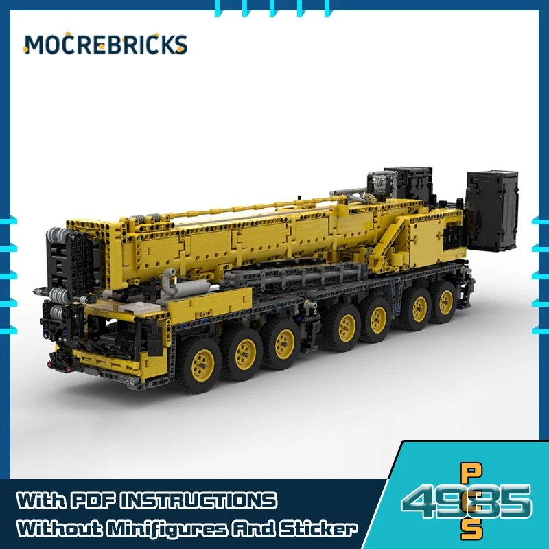 Engineering Vehicle Mobile Crane GMK7550 Model Building Blocks DIY Advanced Technology Bricks Toys Children's Education Gifts
Engineering Vehicle Mobile Crane GMK7550 Model Building Blocks DIY Advanced Technology Bricks Toys Children's Education Gifts
