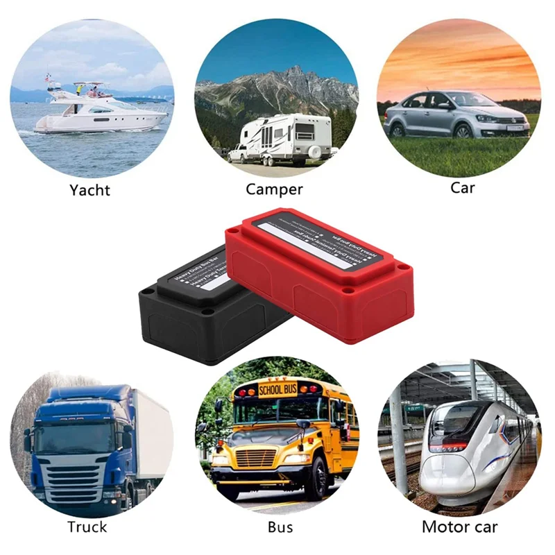 300A Bus Bar Heavy Duty Module Design Power Distribution Block Waterproof Bus Bar Box With 4X M10 3/8Inch Terminal Studs-M54K
300A Bus Bar Heavy Duty Module Design Power Distribution Block Waterproof Bus Bar Box With 4X M10 3/8Inch Terminal Studs-M54K