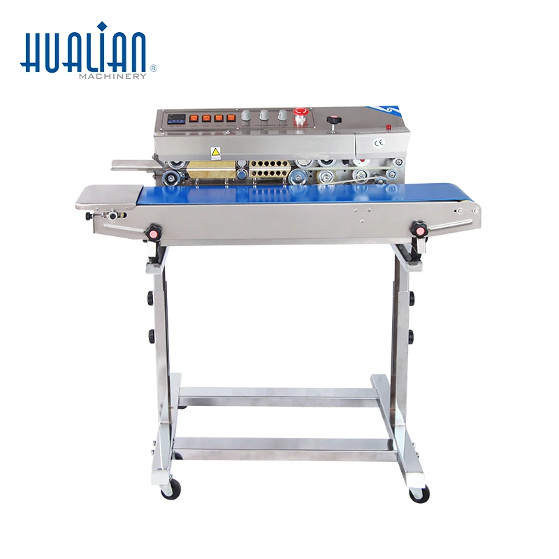 FRM-810III Hualian Vertical Ink Coding Printing Plastic Bag Food Heat Band Sealer Packing Sealing Machine
FRM-810III Hualian Vertical Ink Coding Printing Plastic Bag Food Heat Band Sealer Packing Sealing Machine