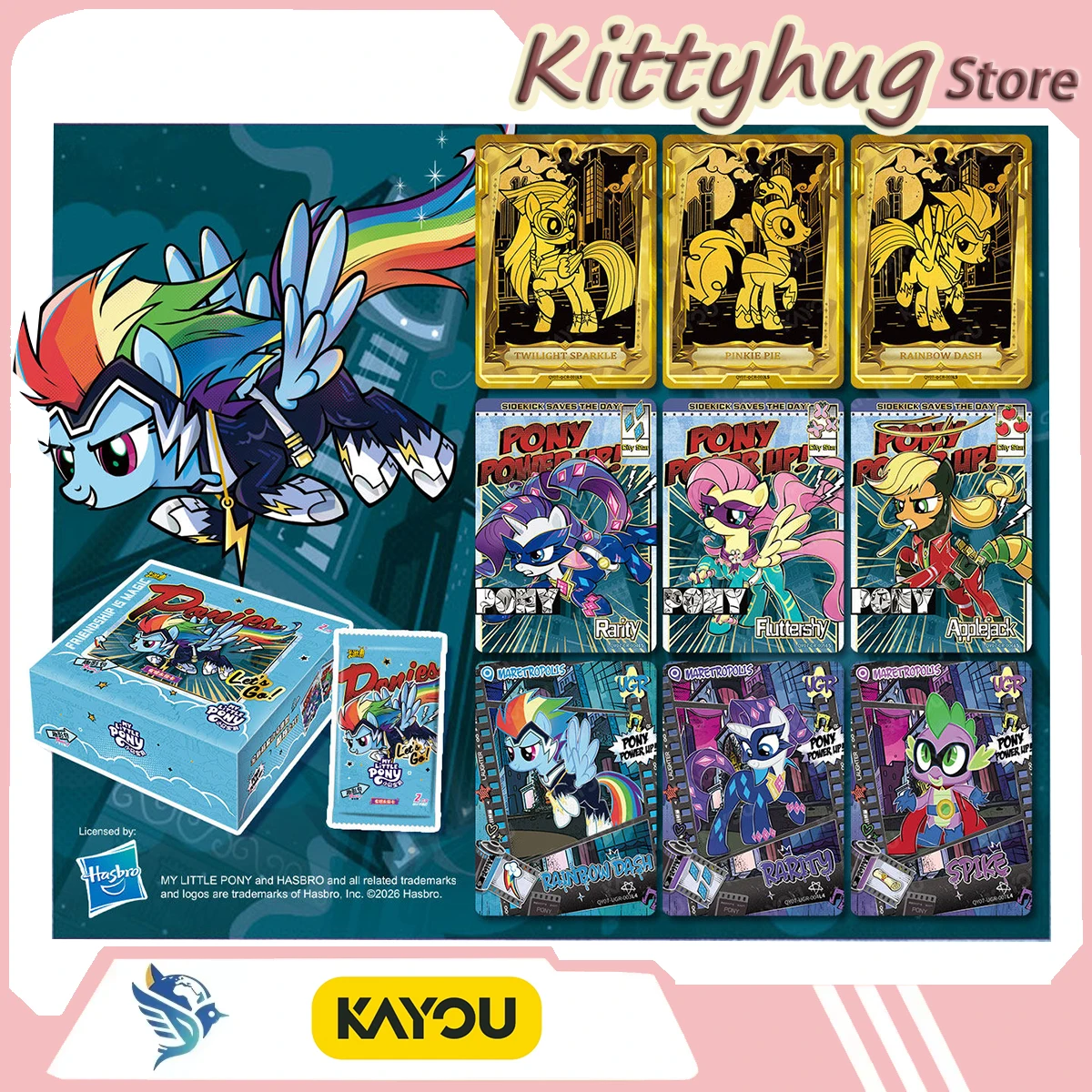 Kayou 2026new My Little Pony Коллекционная карточная сумка-фотоаппарат, оригинальная, для развлечений, часть 7, подарок для детей, игрушка
Kayou 2026new My Little Pony Коллекционная карточная сумка-фотоаппарат, оригинальная, для развлечений, часть 7, подарок для детей, игрушка