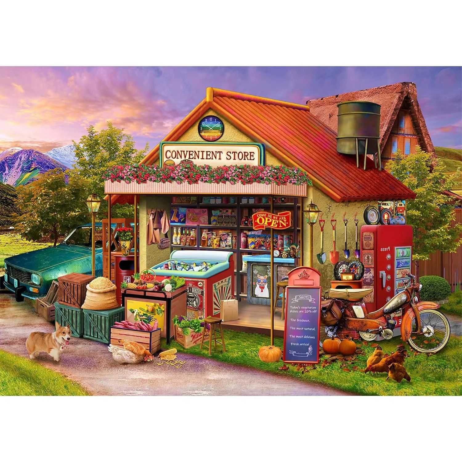 Small Shop Motorcycle 500/1000/1200/2000 PCS Jigsaw Puzzles Family Activity Games for Gameroom Bedroom Gifts Home Decor
Small Shop Motorcycle 500/1000/1200/2000 PCS Jigsaw Puzzles Family Activity Games for Gameroom Bedroom Gifts Home Decor