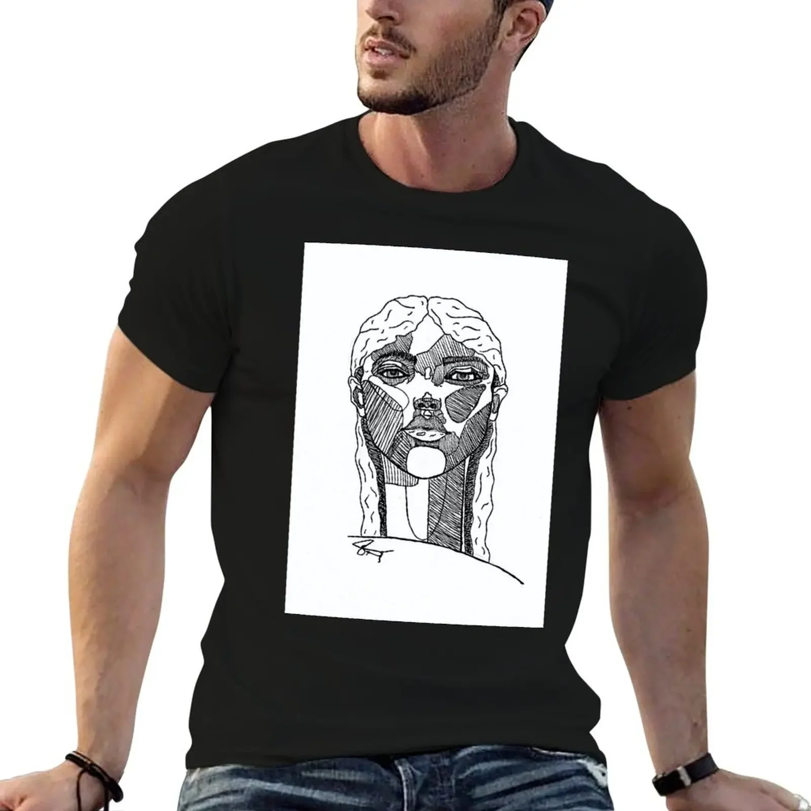 portrait T-Shirt anime t shirts summer 2025 vintage clothes rapper graphic tees slim fit t shirts for men
portrait T-Shirt anime t shirts summer 2025 vintage clothes rapper graphic tees slim fit t shirts for men
