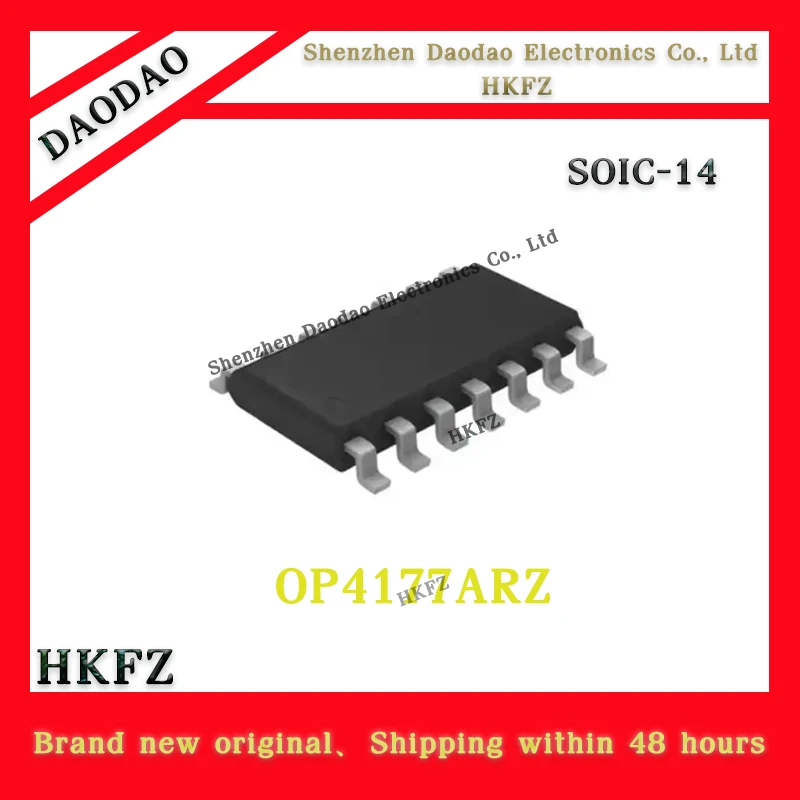 5Pcs OP4177ARZ OP4177ARZ-REEL7 OP4177 SOIC-14 Low input bias current operational amplifier chip IC new original
5Pcs OP4177ARZ OP4177ARZ-REEL7 OP4177 SOIC-14 Low input bias current operational amplifier chip IC new original