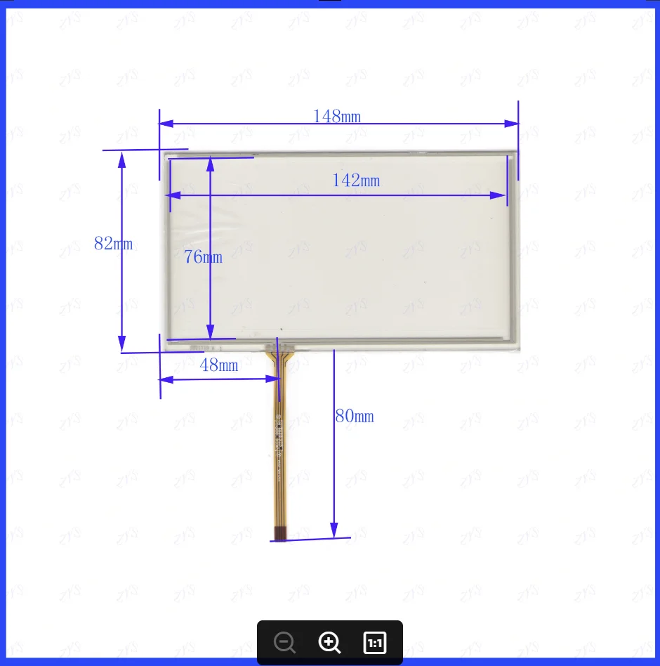 ZhiYuSun XWT1719 4 wire TOUCH SCREEN touch panel XWT 1719 this is compatible 148*82mm 148*82
ZhiYuSun XWT1719 4 wire TOUCH SCREEN touch panel XWT 1719 this is compatible 148*82mm 148*82