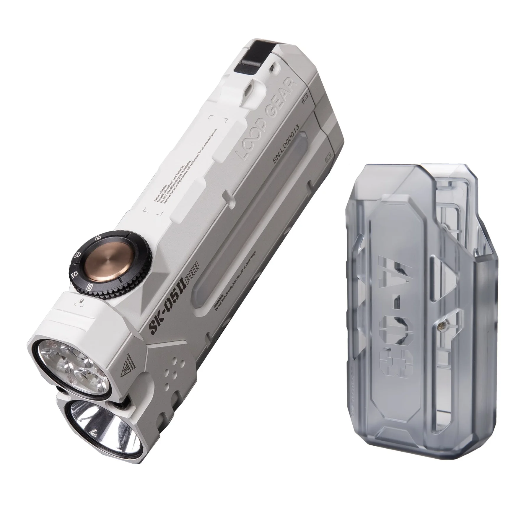 LOOP Magnetic Portable Powerful LED Flashlight 5000 Lumens Multi Light Source Design Torch for Compact Emergency Light Camping
LOOP Magnetic Portable Powerful LED Flashlight 5000 Lumens Multi Light Source Design Torch for Compact Emergency Light Camping