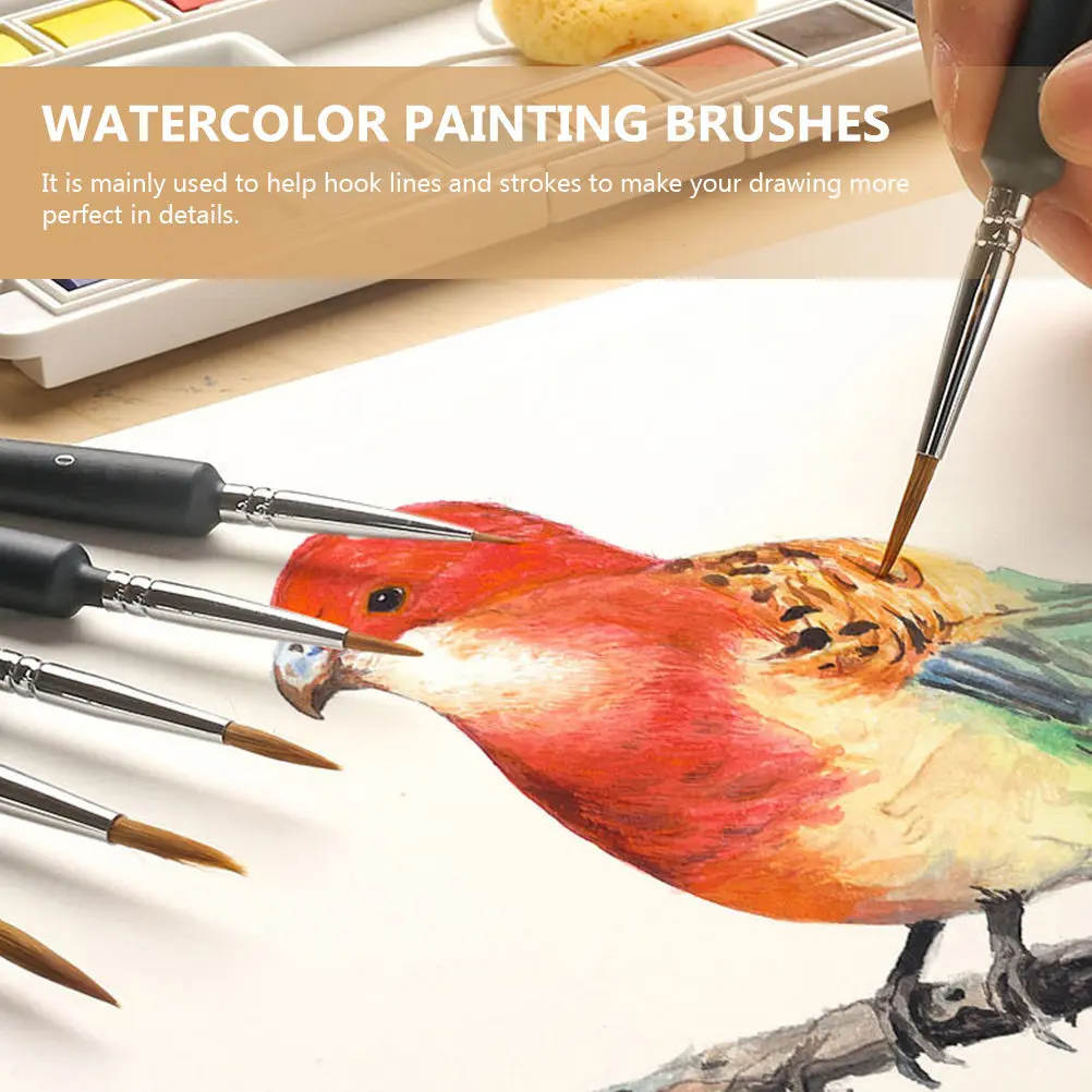 Набор из 10 кистей для рисования из волчьего ворса, высококачественные деревянные кисти для акварели, акрила, масляной живописи, художественные принадлежности для тонких деталей
Набор из 10 кистей для рисования из волчьего ворса, высококачественные деревянные кисти для акварели, акрила, масляной живописи, художественные принадлежности для тонких деталей