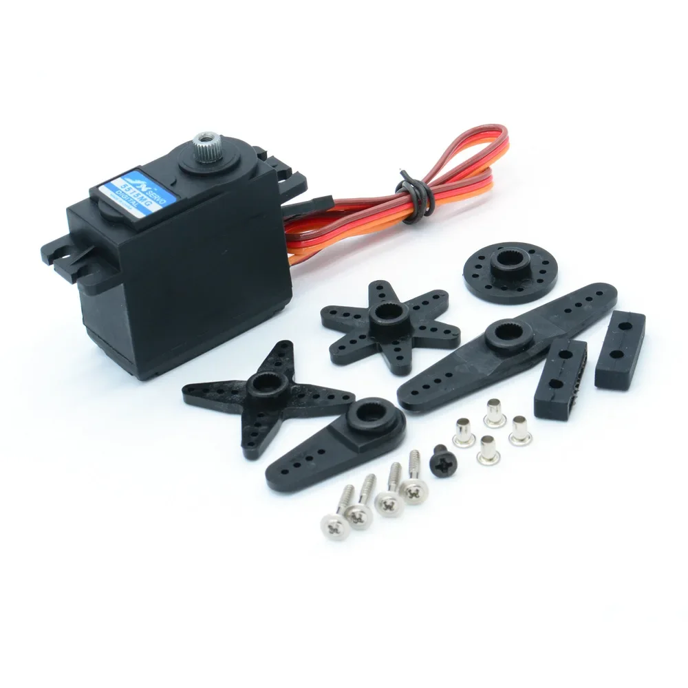 JX Servo PS-5515MG 15 кг Высокоточный рулевой механизм с металлической шестерней Аналоговый стандартный сервопривод для 1:8/1:10 RC автомобильные детали самолета
JX Servo PS-5515MG 15 кг Высокоточный рулевой механизм с металлической шестерней Аналоговый стандартный сервопривод для 1:8/1:10 RC автомобильные детали самолета
