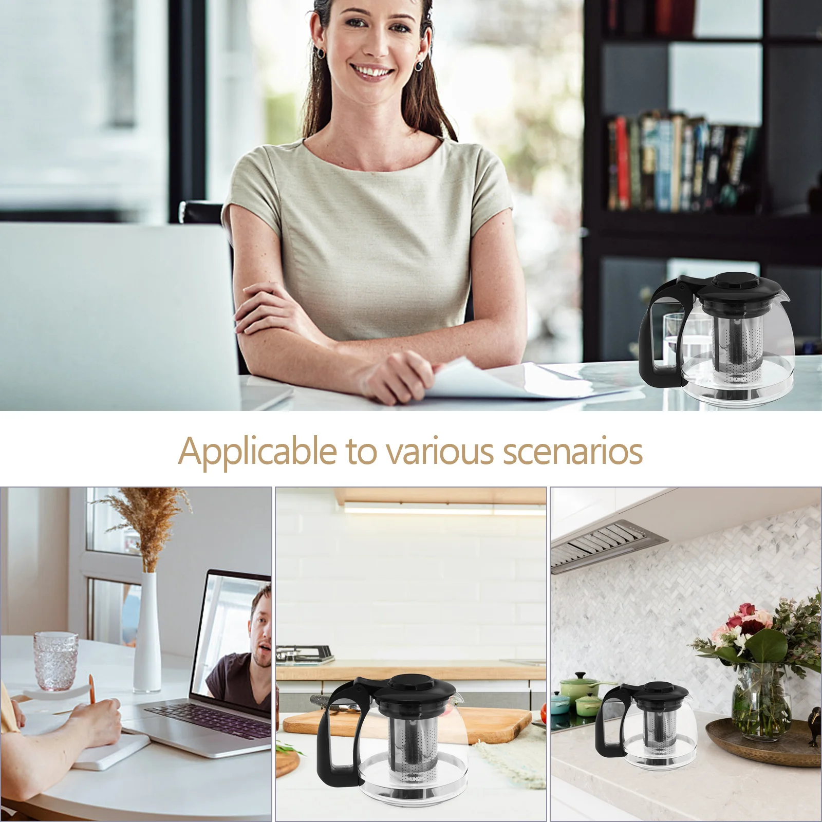 1 шт., креативный стеклянный чайник из нержавеющей стали, удобная ручка, практичный для рассыпного чая, домашний стеклянный чайник, офисный чайник
1 шт., креативный стеклянный чайник из нержавеющей стали, удобная ручка, практичный для рассыпного чая, домашний стеклянный чайник, офисный чайник