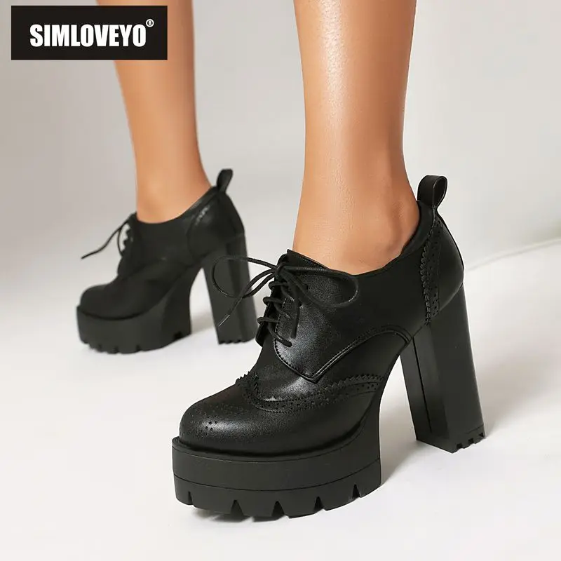 Брендовые женские туфли-лодочки SIMLVOEYO с круглым носком, на каблуке 11 см, на платформе 3,5 см, на шнуровке, в стиле панк, повседневная обувь, большие размеры 43, 44, 45, 46
Брендовые женские туфли-лодочки SIMLVOEYO с круглым носком, на каблуке 11 см, на платформе 3,5 см, на шнуровке, в стиле панк, повседневная обувь, большие размеры 43, 44, 45, 46