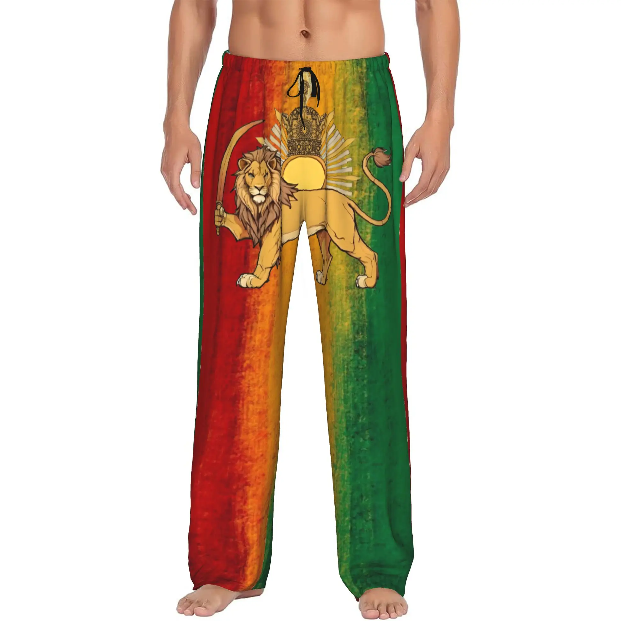 Custom Iran Flag Persian Winged Lion Pajama Pants for Men Sleepwear Lounge Sleep Bottoms Stretch with Pockets
Custom Iran Flag Persian Winged Lion Pajama Pants for Men Sleepwear Lounge Sleep Bottoms Stretch with Pockets