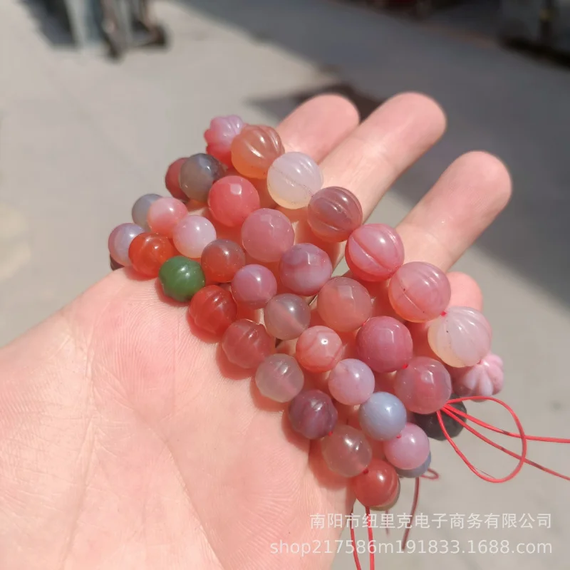 Yanyuan Agate , Fashionable Pink Round Bead Jade , Multi-Color Bracelet
Yanyuan Agate , Fashionable Pink Round Bead Jade , Multi-Color Bracelet