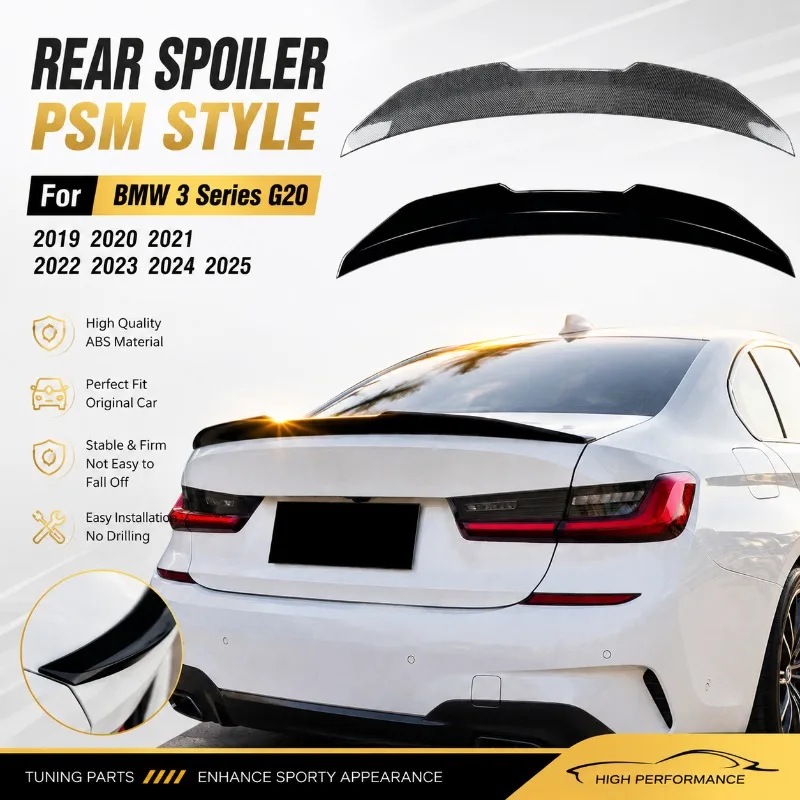 Car Rear Spoilers Wing For BMW 3 Series G20 320i 330i 2019 2020 2021 2022 2023 2024 2025 PSM Style Rear Trunk Spoiler Tuning
Car Rear Spoilers Wing For BMW 3 Series G20 320i 330i 2019 2020 2021 2022 2023 2024 2025 PSM Style Rear Trunk Spoiler Tuning
